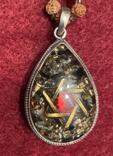 Load image into Gallery viewer, 6-ray Star pendant (teardrop)
