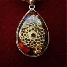 Load image into Gallery viewer, Seed of Life pendant (teardrop)
